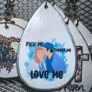 Greys Anatomy wood earrings